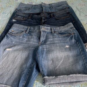 Stylish Denim Shorts Trio